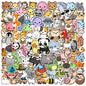 100PCS Cute Mix Animals Graffiti Stickers DIY Laptop Phone Guitar Notebook Suitcase Cup Waterproof Cartoon Sticker Kids Toy