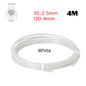 PTFE Tube Pneumatic Connector for 3D Printers — 4mm OD / 2.5mm ID (0.157 in / 0.098 in) for 1.75mm Filament