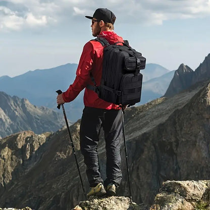 JSERYISGN 25L Tactical Hiking Backpack - Lightweight Daypack for Men & Women