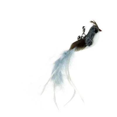 Interactive Feather Cat Toy – Feather Teaser for Cat Play & Exercise