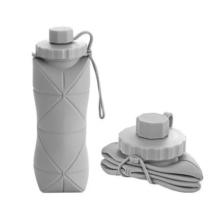 Portable Silicone Folding Water Cup - Scalable Travel Bottle for Outdoors