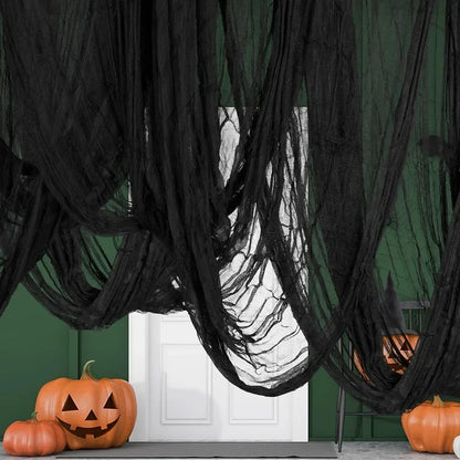 Halloween Gauze Cloth Decoration, 183 x 76cm, 4 Colors