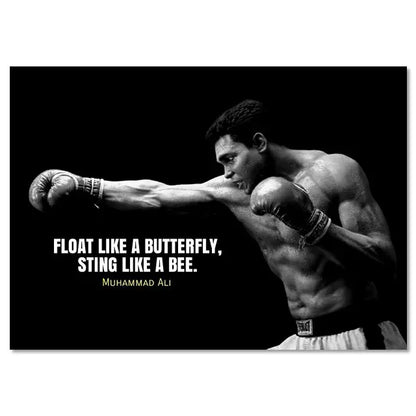 World Boxing Champion Ali Classic Scene Wall Art Poster Boxer Tyson Mural Modern Home Decor Perfect for Living Room Decor