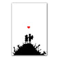 Girl and Red Balloon Banksy Art Nordic Characters Canvas Painting  Mural  Poster Living Room Bedroom Bar Home Decoration