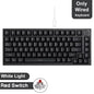 75% Hot-Swappable Mechanical Keyboard — Bluetooth 5.1, 2.4G Wireless & Wired USB-C, PBT Keycaps, RGB, Gasket Mount, Metal Volume Knob