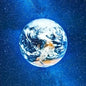 USB Moon & Earth Galaxy Projector Night Light – Starry Sky Ceiling Lamp for Bedroom