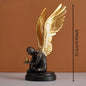 Angel Wings Model Statue Golden Silver Resin Creative Modern Abstract Sculpture Home Decor Living Room Decoration Office Decor