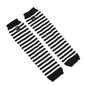 Elbow-Length Fingerless Knit Arm Warmers - Striped Winter Gloves for Men & Women