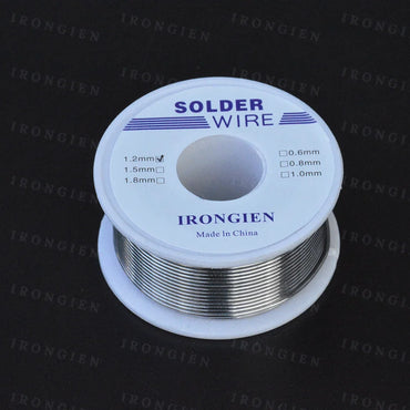 High-Purity Mixed Tin Rosin-Core Solder Wire, Dia 0.6–1.5mm (0.024–0.059 in), 8g / 50g Reel for Electrical Soldering