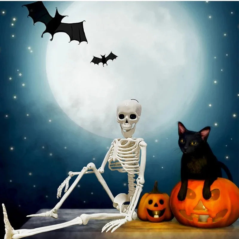 40 x 11cm Plastic Humanoid Skeleton Decoration, 1 or 2 Pieces