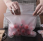 Silicone Food Storage Containers – Stand-Up Zip-Shut Bags