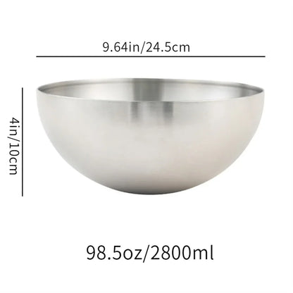 Multi Functional Stainless Steel Vegetable Bowl, Egg Mixing Bowl, Drain Basket, Soup Basin, Kitchen Cooking And Storage Tool