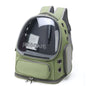 Transparent Foldable Pet Carrier Backpack – 42 x 27 x 34 cm (16.5 x 10.6 x 13.4 in) Clear Cat & Small Dog Travel Bag with Shoulder Strap