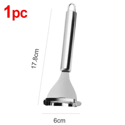Stainless Steel Corn Peeler Stripper Serrated Cob Shaver Kitchen Gadget (1 or 2-Pack)
