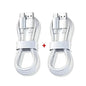 1/2/3 Pack 120W 10A USB-A to USB-C Fast Charging Cable, High-Speed Data Sync, Multiple Lengths (0.25–2 m / 9.8–78.7 in)
