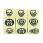 6-Pack 16mm D6 Game Dice - Transparent, Opaque & Marble Colors for Board Games & Tabletop RPGs