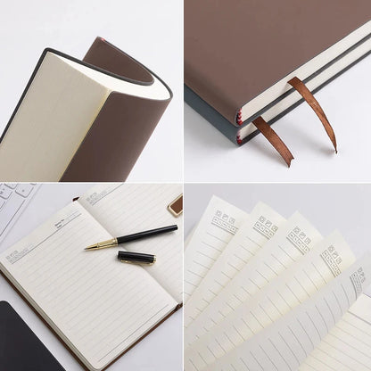 A5 PU Leather Softcover Notebook - Waterproof Writing Journal, Diary & Travel Planner for Office, School & Everyday Use