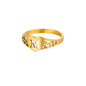 Fashion Hollow Initial Letter Heart Rings For Women Gold Color Stainless Steel A-Z Letter Ring Aesthetic Wedding Jewelry Gift