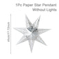 30-75cm Hollow Star Hanging Pendant Eid Mubarak Christmas Ramadan Decoration 2024 Islamic Muslim Party Decor Ramadan Kareem Gift