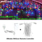 40 m (131 ft) LED Curtain Icicle String Fairy Lights with Remote – Waterproof Outdoor & Indoor Christmas Wedding Party Decor