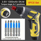 Compact Rechargeable Cordless Screwdriver — 4.2V (3.6V), 6 N·m Torque, 1300mAh, 250 RPM