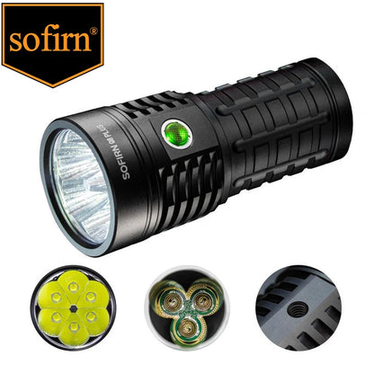 Super Powerful 16000 Lumen LED Flashlight — USB-C Rechargeable, IP68