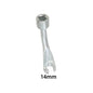 Diesel Injector Line Socket Set 1/2-Inch (12.7 mm) Drive - 12-Point Bihex Injector Fuel Line Wrenches