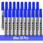 Waterproof Black Permanent Paint Marker - Quick-Dry Oil-Based Pen for Tires, Metal & Glass