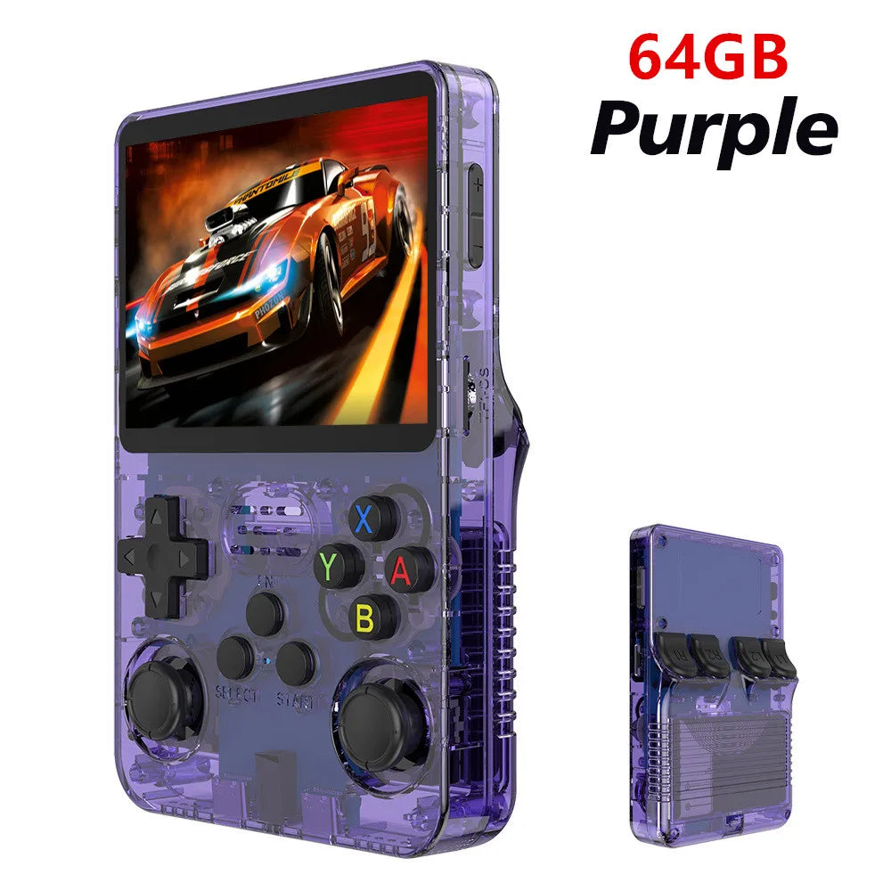 Retro Handheld Game Console 3.5-Inch (8.9 cm) IPS Screen, 128GB Preloaded with 20,000 Games, Portable Linux Pocket Player