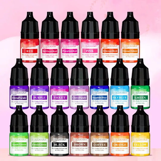 5ml (0.17 fl oz) Candle Dye Liquid Colorant – Non-Toxic High-Concentration Pigment for Soy Wax, Soap & Candle Making