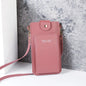 Solid Color Minimalist Shoulder Crossbody Phone Bag – Women's Card & Driver's License Wallet