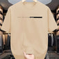 Unisex Summer 100% Cotton Loose Fit Short Sleeve Crew Neck T-Shirt - Lightweight Breathable Casual Tee