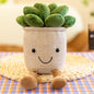 Plush Succulent Plant Ornaments for Halloween & Christmas — Rag Doll Claw Machine Prizes, Cute Faux Greenery Home Decor
