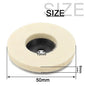 Wool Felt Polishing Wheel 50/75 mm (2.0 in / 3.0 in) Angle Grinder Disc for Metal Marble Glass Ceramic - 1pc