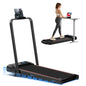 Foldable Under-Desk Walking Pad Treadmill with Adjustable Incline and LED Display, Diamond Belt, Quiet Motor, Lightweight for Home & Office