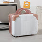 14-Inch Mini Travel Makeup Case — Hard Shell Cosmetic Organizer with Password Lock