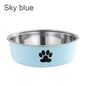 Non-Slip Stainless Steel Pet Bowl for Small Dogs & Cats - Food-Grade Water & Feeding Bowl (Multiple Sizes)