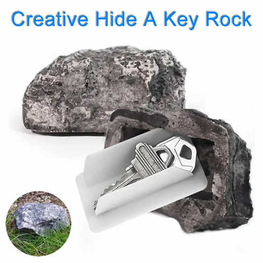 Waterproof Rock Key Hider – Hidden Spare Key Safe for Garden, Yard & RV