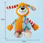 Cute Fox & Elephant Plush Dog Toy - Interactive Squeaky Chew & Teeth Cleaner