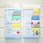 5- or 8-Pack Cotton Newborn Baby Towels Set - Burp Cloths and Nursing Washcloths for Boys and Girls
