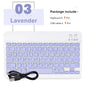Mini Wireless Bluetooth Keyboard and Mouse — Portable Slim Rechargeable Keyboard for iPad, iPhone, Android Tablets, Samsung, Xiaomi, Mac & Windows