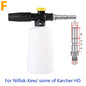 750 ml (25 fl oz) Snow Foam Lance Foam Cannon with Adjustable Sprayer Nozzle for Pressure Washers — Universal Fit