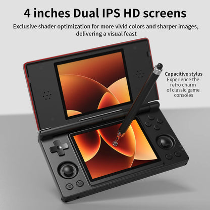 Anbernic RG DS Flip Handheld Game Console 4" IPS HD Dual Screen