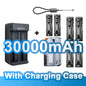 Detachable 30000mAh Power Bank — 22.5W PD Wireless Fast Charger USB-C with 21700 Replaceable Batteries