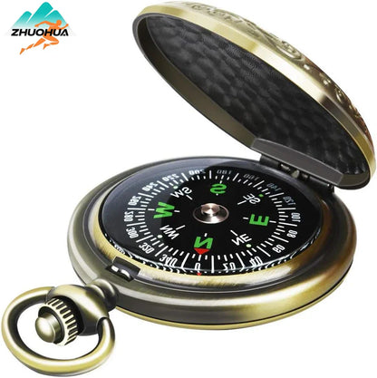 Lightweight Waterproof Hiking Compass for Orienteering, Camping, Backpacking & Hunting — Map Reading Compass