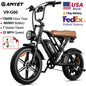Electric Fat-Tire Bike 1000W (Peak 1500W) – 48V 20Ah Removable Battery, 20×4 in (50.8×10.16 cm) Wheels, 7-Speed, Dual Suspension