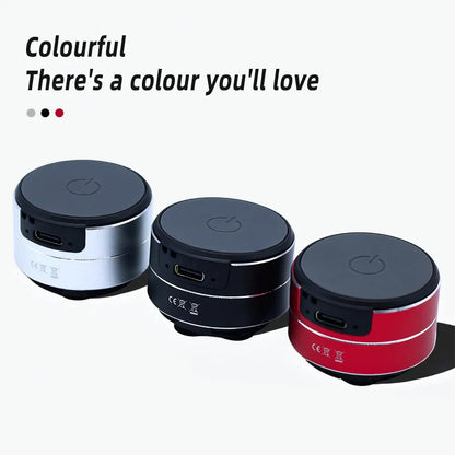 Mini Bone Conduction Bluetooth Speaker Portable Vibration Stereo TWS Wireless USB-C Metal