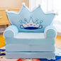 Kids Princess Sofa Removable Washable Foldable Children's Cartoon Armchair Toddler Couch