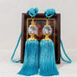 1Pair Tassel Curtain Tieback Crystal Bead Hanging Ball Tie Room Accessories Holder Buckle Rope Bandage Holdback Window Shade