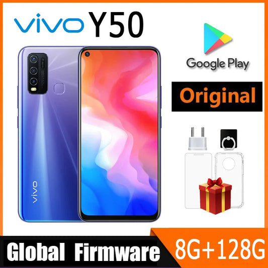 Refurbished Android Smartphone Snapdragon 665 Octa-Core 6.53" (16.6 cm) FHD+ 8GB RAM 128GB ROM 16MP Front + Quad Rear Cameras 5000mAh 18W Fast Charge Global Firmware